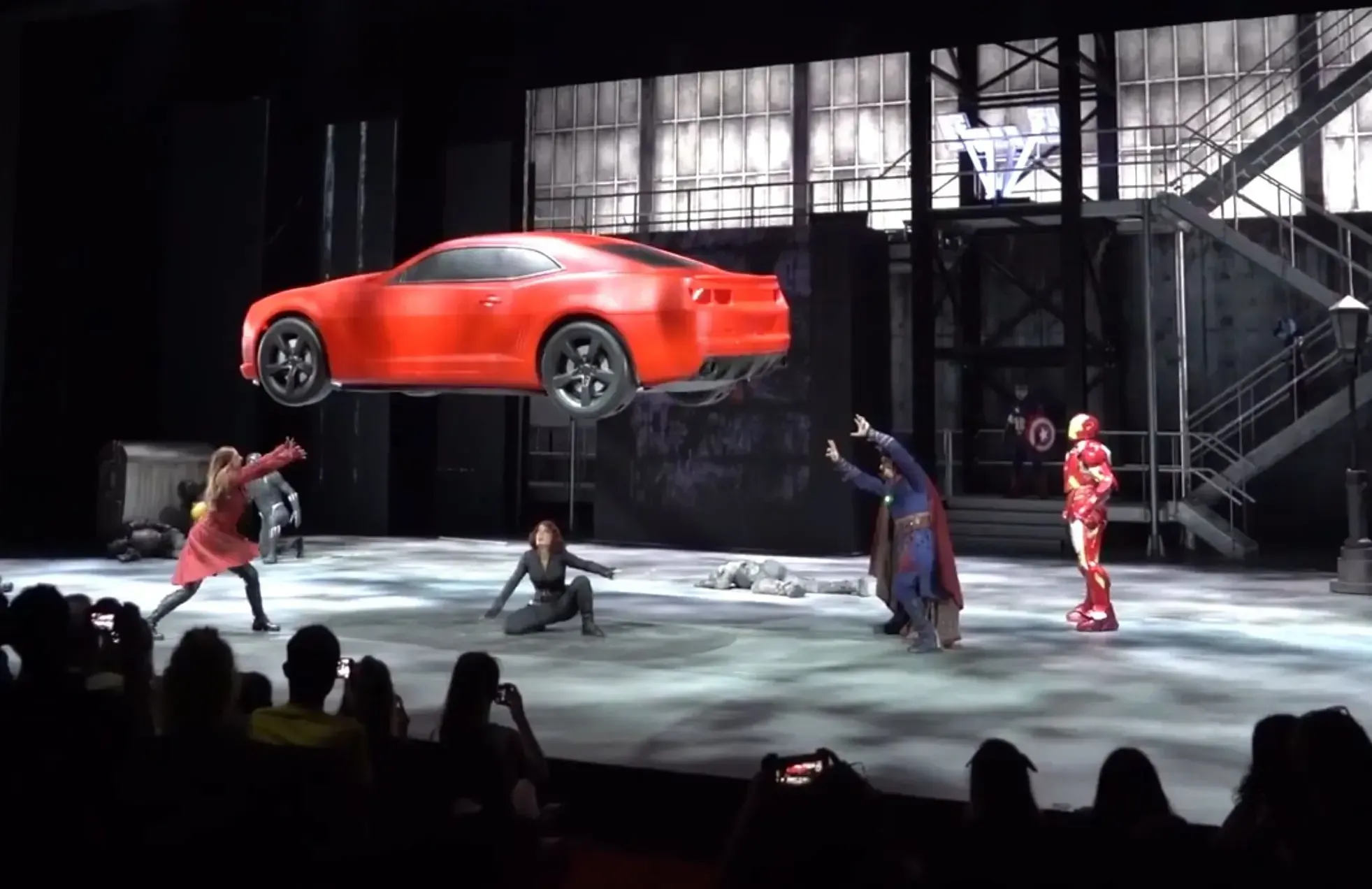 A Flying Car in the Marvel Avengers Show at Disneyland Paris — photo 4